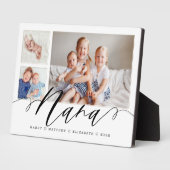 Geschenk für Nana | Enkelkinder 3 FotoCollage Fotoplatte (Seite)