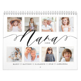 Geschenk für Nana | Enkelkinder Fotos Kalender
