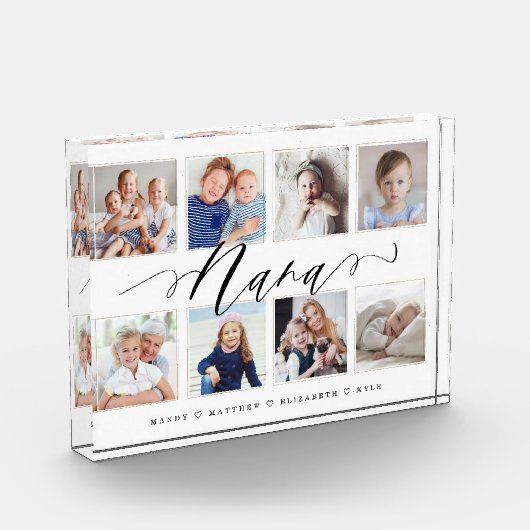 Geschenk für Nana | Entenkinder - FotoCollage Fotoblock (Links)