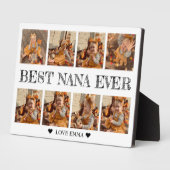 Geschenk für Nana Foto Collage Plaque mit Easel Fotoplatte (Seite)