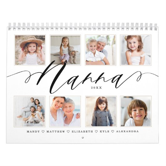 Geschenk für Nanna | Enkelkinder Fotos Kalender (Titelbild)