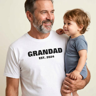 Geschenk für neue Großeltern Geschätztes Datum T-Shirt