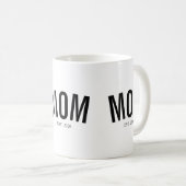 Geschenk für neue Mama Kaffeetasse (VorderseiteRechts)