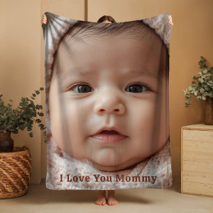 Geschenk für neue Mami Fleece-Decke Baby-Fotografi Fleecedecke