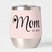 Geschenk für neue Mütter in Blush-Pink mit Schrift (Vorderseite)