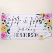 Geschenk für Neugeborene, Geschenke für Paare, Mr. Strandtuch (Vorderseite)