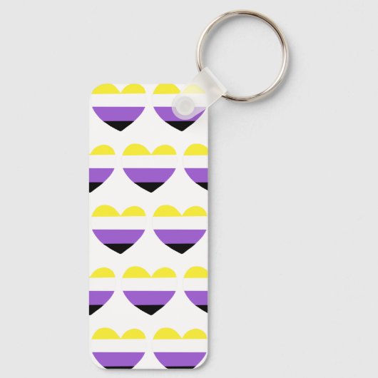 Geschenk für nicht binäre Schlüsselanhänger (Rückseite)