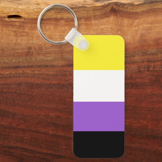 Geschenk für nicht binäre Schlüsselanhänger (Vorderseite)