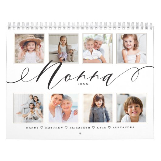Geschenk für Nonna | Enkelkinder Fotos Kalender (Titelbild)