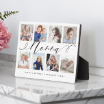 Geschenk für Nonna | Entenkinder - FotoCollage Fotoplatte<br><div class="desc">Schickt eine schöne personalisierte Gabe an eure Oma (Nonna), die sie für immer lieben wird. Spezielle personalisierte Enkelkinder Foto Collage Plakette, um Ihre eigenen speziellen Fotos und Erinnerungen zu zeigen. Unser Design zeichnet sich durch ein einfaches 8-Foto-Collage Grid-Design mit "Nonna" aus, das in einem schönen, handgeschriebenen schwarzen Skriptstil entworfen wurde....</div>