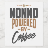 Geschenk für Nonno Weinetikett (Einzelnes Label)