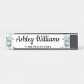 Geschenk für Nurse Practitioner Abschluss für NP G Schreibtischnamensplakette (Vorderseite )
