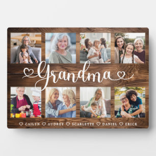 Geschenk für Oma   Entenkinder - FotoCollage Fotoplatte