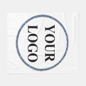 Geschenk für Oma Personalisiert ADD IHR LOGO Fleecedecke (Vorderseite (Horizontal))