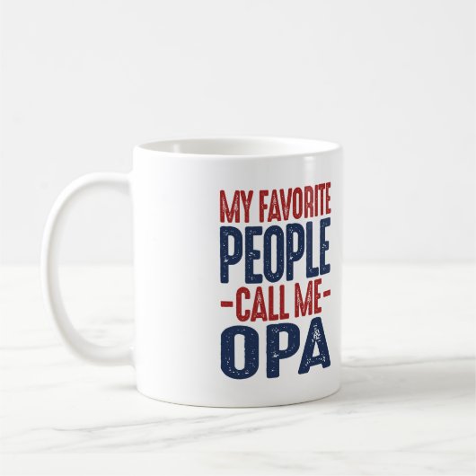 Geschenk für Opa Kaffeetasse (Links)
