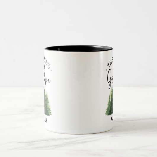 Geschenk für Opa Weltbest Opa Zweifarbige Tasse (Mittel)
