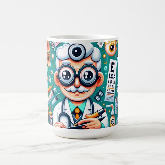 Geschenk für Ophthalmologen Kaffeetasse (Mittel)
