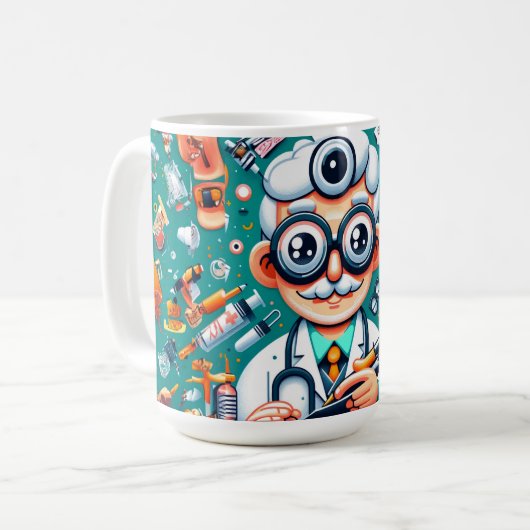 Geschenk für Ophthalmologen Kaffeetasse (Vorderseite Links)