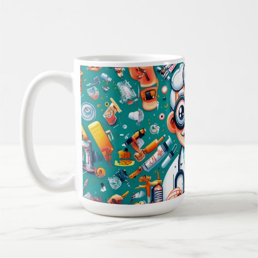 Geschenk für Ophthalmologen Kaffeetasse (Links)