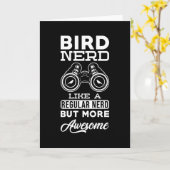 Geschenk für Ornithologen Karte (Gelbe Blume)