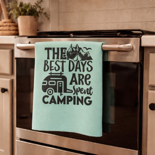 Geschenk für Outdoor-Camper Geschirrtuch