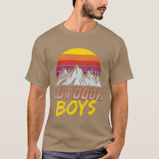 Geschenk für Outdoor-Jungen-Wander- und Camping-Ab T-Shirt