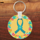 Geschenk für Ovarialkarzinom oder PCOS Schlüsselanhänger (Vorderseite)