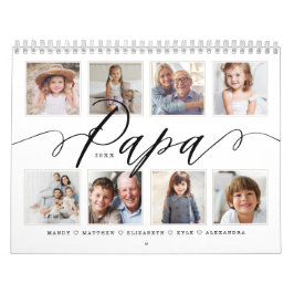 Geschenk für Papa| Enkelkinder Fotos Kalender