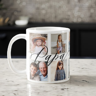 Geschenk für Papa Entenkinder - FotoCollage Kaffeetasse