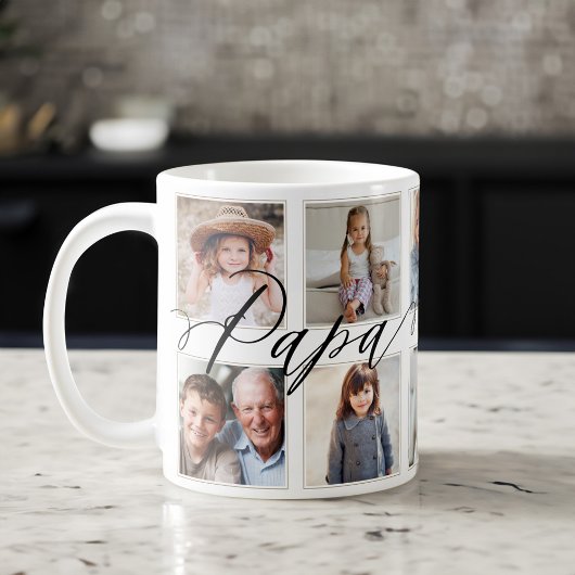 Geschenk für Papa | Entenkinder - FotoCollage Kaffeetasse