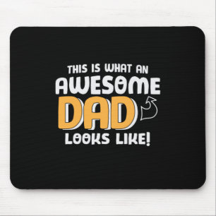 Geschenk für Papa So sieht ein großartiger Vater a Mousepad