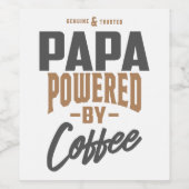 Geschenk für Papa Weinetikett (Einzelnes Label)