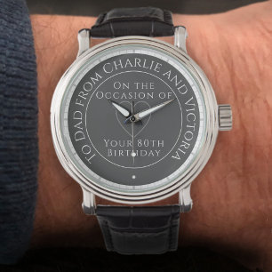 Geschenk für Papa zum 80. Geburtstag Uhr