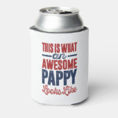 Geschenk für Pappy Dosenkühler (Kanne Rückseite)