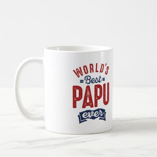 Geschenk für Papu Kaffeetasse (Links)