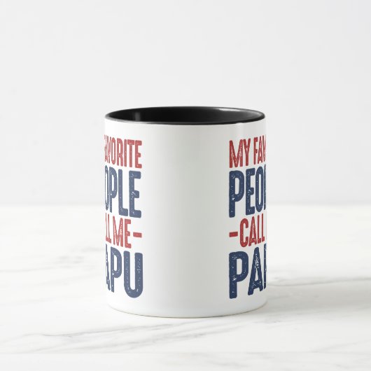 Geschenk für Papu Tasse (Zentrum)