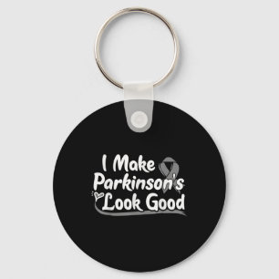 Geschenk für Parkinson-Krankheit Patienten Grau Schlüsselanhänger