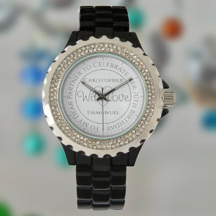 Geschenk für Partner. 70. Geburtstagsgeschenk Watc Armbanduhr