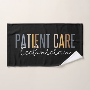 Geschenk für Patient Care Technician PCT Handtuch