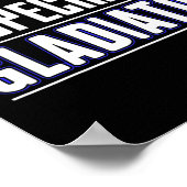 Geschenk für Patienten mit Spot Baldness Alopecia Poster (Ecke)