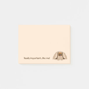 Geschenk für Pekingese Hund Lover Besitzer Züchter Post-it Klebezettel