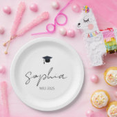 Geschenk für personalisierte Abschluss, benutzerde Pappteller (Party)