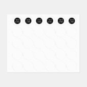 Geschenk für personalisierte Abschlüsse Etiketten (Blatt)