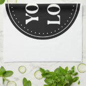 Geschenk für personalisierte Abschlüsse Geschirrtuch (Gefaltet)