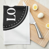 Geschenk für personalisierte Abschlüsse Geschirrtuch (Viertel Falte)