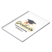 Geschenk für personalisierte Abschlüsse - Klasse 2 Notizblock (Linke Seite)