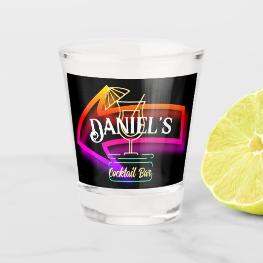 Geschenk für Personalisierte Barkeeper Schnapsglas (Vorderseite)