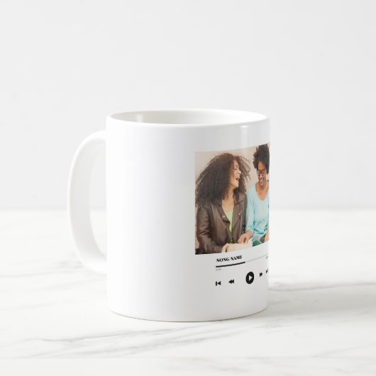 Geschenk für personalisierte Freunde Kaffeetasse (Vorderseite Links)