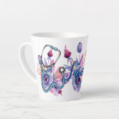 Geschenk für personalisierte Krankenpfleger Milchtasse (Linke Ecke)