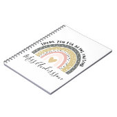 Geschenk für personalisierte Lehrer, Geschenk für  Notizblock (Linke Seite)